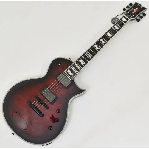 ESP E-II Eclipse QM See Thru Black Cherry Sunburst Guitar B-Stock 44203 sku number EIIECQMSTBCSB.B 44203