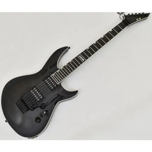 ESP E-II Horizon-III FR See-Thru Black Guitar B-Stock 00213 sku number EIIHOR3FMFRSTBLK.B 00213