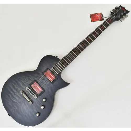 ESP LTD BB-600 Baritone Guitar See Thru Black Sunburst Satin B-Stock 2432 sku number LBB600BQMSTBLKSBS.B 2432