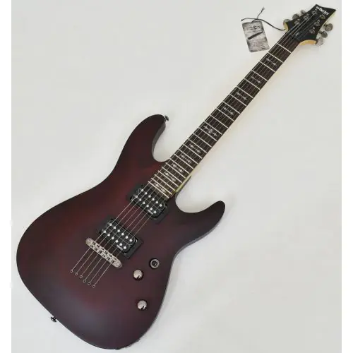 Schecter Omen-6 Guitar Walnut Satin B-Stock 0153 sku number SCHECTER2062.B 0153