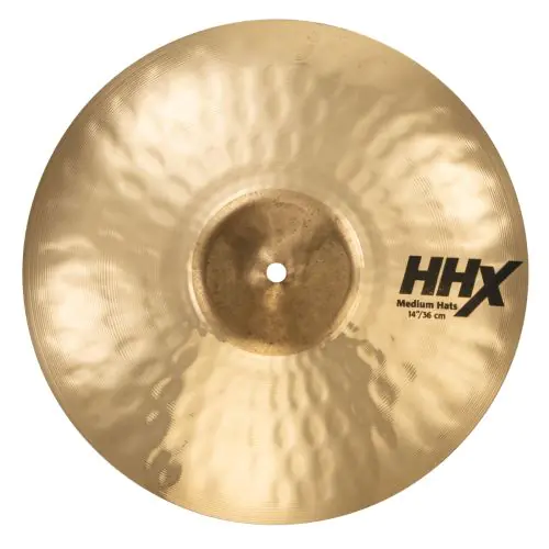 SABIAN 14" HHX Medium Hat Top Brilliant Finish sku number 11402XMB/1