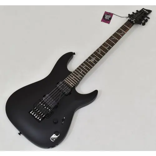 Schecter Damien-6 FR Guitar Satin Black B-Stock 0192 sku number SCHECTER2471.B 0192