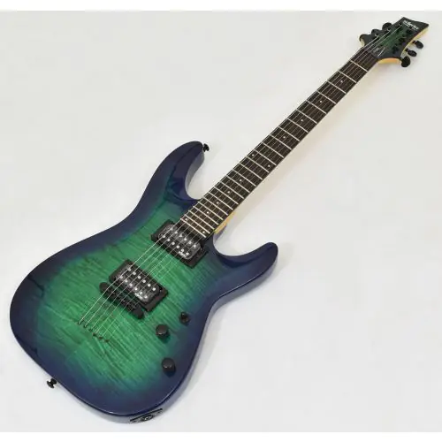 Schecter C-6 Elite Guitar Aqua Burst B-Stock 0343 sku number SCHECTER782.B 0343