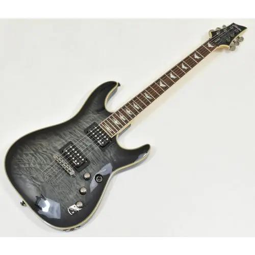 Schecter Omen Extreme-6 Guitar See-Thru Black B-Stock 2563 sku number SCHECTER2025.B 2563