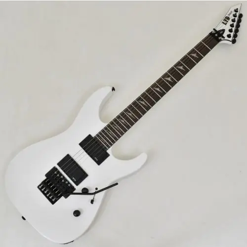 ESP LTD Deluxe M-1000E in Snow White B-Stock 0638 sku number LM1000ESW.B 0638