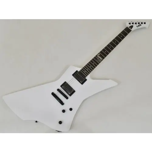 ESP LTD Snakebyte James Hetfield Guitar in Snow White B Stock 0077 sku number LSNAKEBYTEBS-B0077