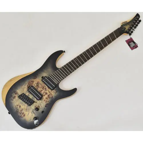 Schecter Reaper-7 Multiscale Guitar Satin Charcoal Burst B-Stock 0196 sku number SCHECTER1509-B0196