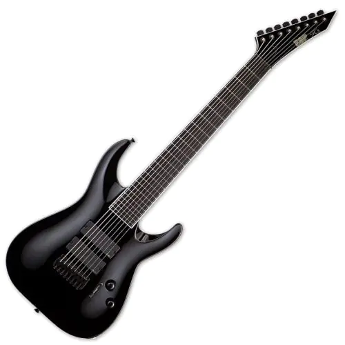 ESP Stef-B8 Stephen Carpenter 8 Strings Electric Guitar with Case sku number ESTEFB8BLKF