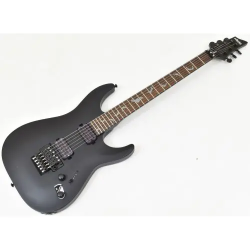 Schecter Damien-6 FR Guitar Satin Black B-Stock 1720 sku number SCHECTER2471.B1720