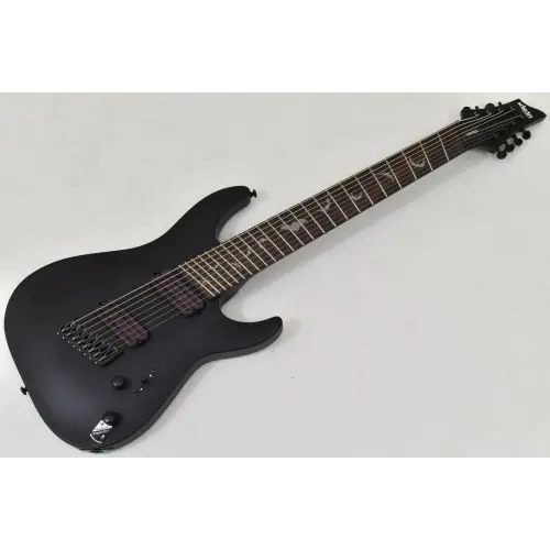 Schecter Damien-8 Multiscale Guitar Satin Black B-Stock 2321 sku number SCHECTER2477.B2321