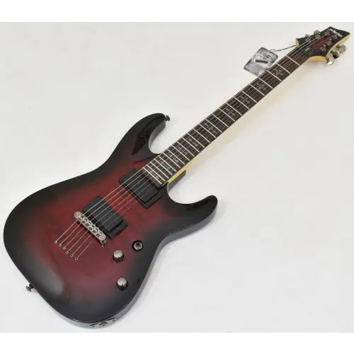 Schecter Demon-6 Crimson Red Burst Guitar B Stock 3081 sku number SCHECTER3680.B3081