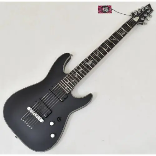 Schecter Damien Platinum-7 Guitar Satin Black B-Stock 1930 sku number SCHECTER1185.B1930