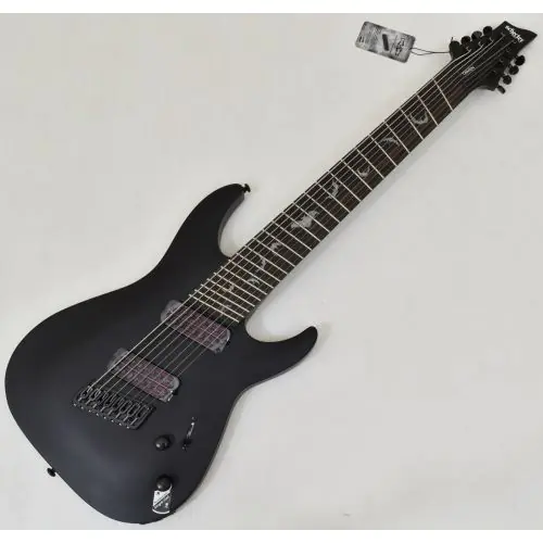 Schecter Damien-8 Multiscale Guitar Satin Black B-Stock 2229 sku number SCHECTER2477.B2229