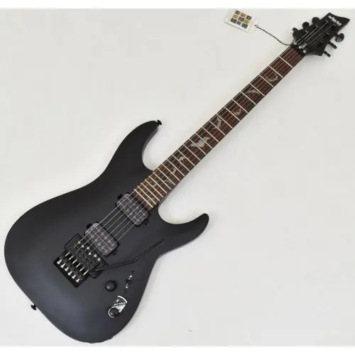 Schecter Damien-6 FR Guitar Satin Black B-Stock 1050 sku number SCHECTER2471.B1050