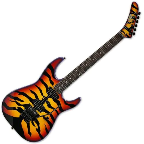 ESP Sunburst Tiger George Lynch Guitar with Case sku number EGLSBTIGER