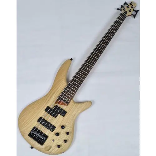 Ibanez SR655-NTF SR Series 5 String Electric Bass in Natural Flat Finish sku number SR655NTF