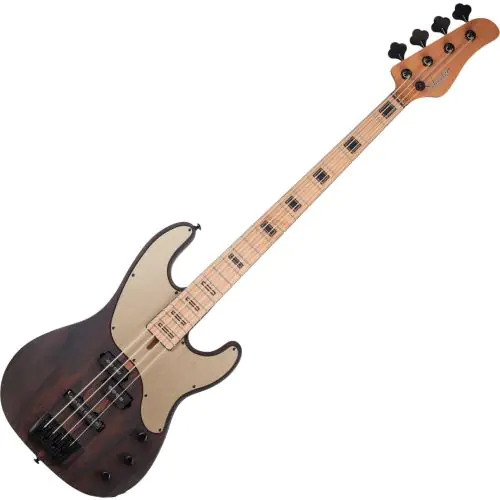 Schecter Model-T 4 String Exotic Bass Ziracotte sku number SCHECTER2834