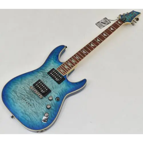Schecter Omen Extreme-6 Guitar Ocean Blue Burst B-Stock 4266 sku number SCHECTER2015.B4266