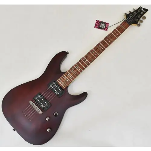 Schecter Omen-6 Guitar Walnut Satin B-Stock 2064 sku number SCHECTER2062.B2064