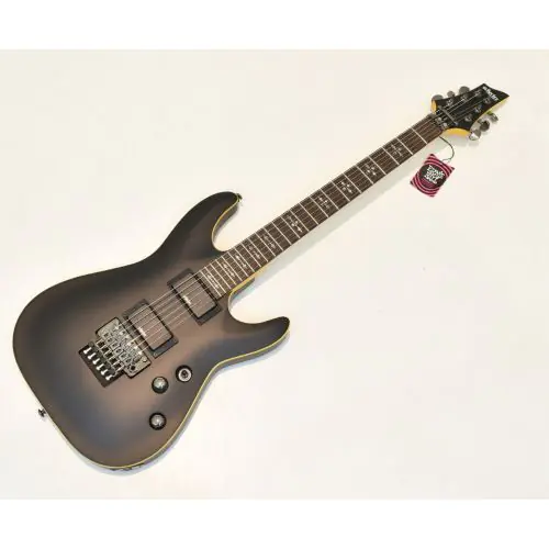 Schecter Demon-6 FR Guitar Aged Black Satin B-Stock 1300 sku number SCHECTER3661.B1300-2