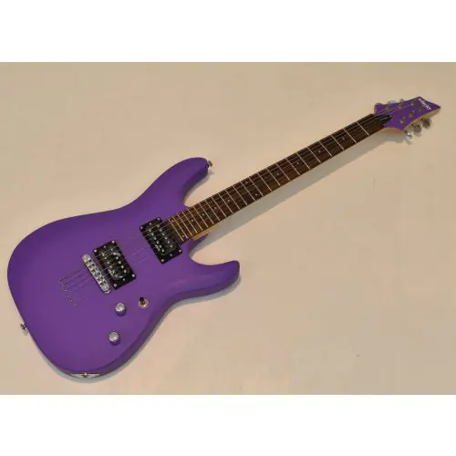 Schecter C-6 Deluxe Guitar Satin Purple B-Stock 0205 sku number SCHECTER429.B 0205