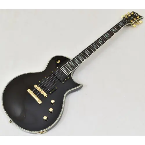 ESP LTD Deluxe EC-1000 Black Guitar B-Stock 0098 sku number LEC1000BLK.B0098