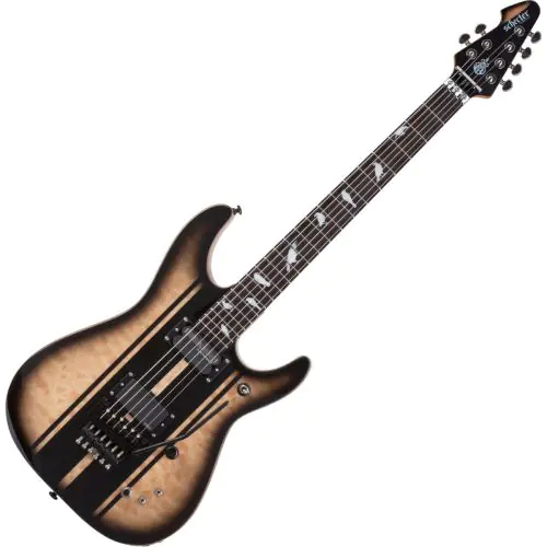 Schecter DJ Ashba Electric Guitar Natural Black Burst sku number SCHECTER356