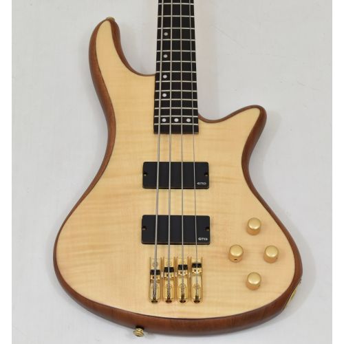 ベース SCHECTER STILETTO Custom 4 Natural Satin Amazon.com: Schecter Stiletto Custom-4 Electric Bass (4