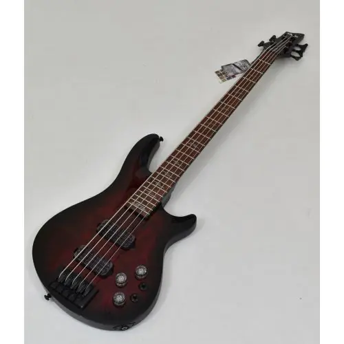 Schecter Omen Elite-5 Bass Black Cherry Burst B-stock 0260 sku number SCHECTER2621.B0260