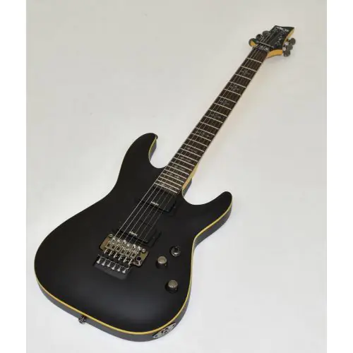Schecter Demon-6 FR Guitar Aged Black Satin B-Stock 0596 sku number SCHECTER3661.B0596