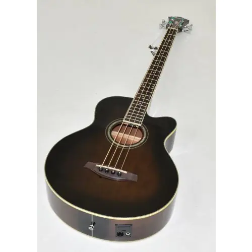 Ibanez AEB10E-DVS Artwood Series Acoustic Electric Bass in Dark Violin Sunburst High Gloss Finish 5724 sku number AEB10EDVS.B5724
