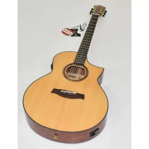 Ibanez AEW120BG NT Natural High Gloss Acoustic Electric Guitar 6671 sku number 6SAEW120BGNT-B6671