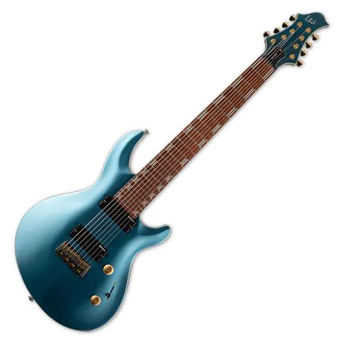 ESP LTD Javier Reyes JR-208 Electric Guitar Pelham Blue sku number LJR7QMFBSB