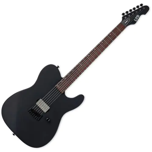 ESP LTD TE-201 Black Satin Electric Guitar sku number LTE201BLKS