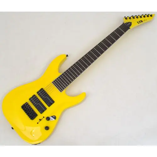 ESP LTD SC-608 Baritone Stephen Carpenter Guitar Yellow B-Stock 1780 sku number LSC608BYELF1-B1780
