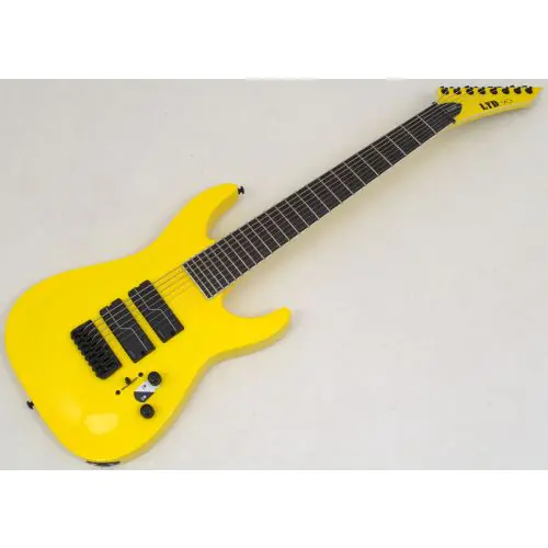 ESP LTD SC-608 Baritone Stephen Carpenter Guitar Yellow B-Stock 1781 sku number LSC608BYELF1-B1781
