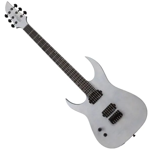 Schecter KM-6 MK-III Legacy Lefty Guitar Transparent White Satin sku number SCHECTER876