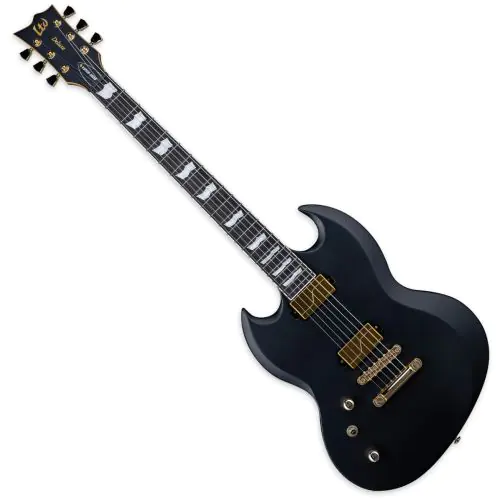 ESP LTD VIPER-1000VB Vintage Black Lefty Guitar B-Stock sku number LVIPER1000VBLH-B
