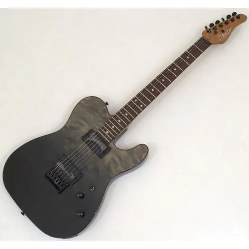 Schecter PT Standard Guitar Black Fade Burst Burl B-Stock 0266 sku number SCHECTER3955-B0266