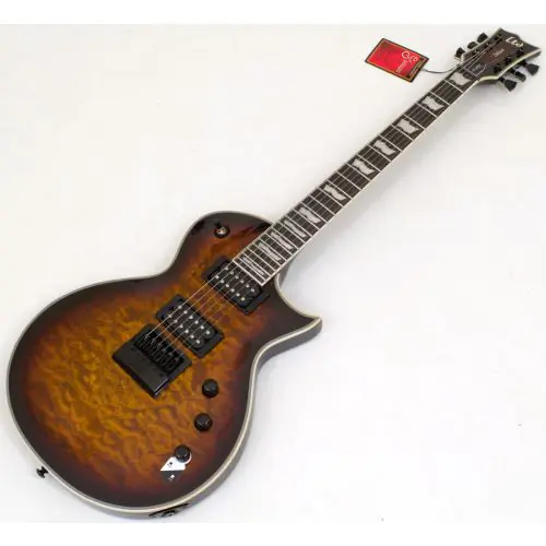 ESP LTD EC-1000 Evertune Guitar Dark Brown Sunburst B-Stock 0466 sku number LEC1000ETQMDBSB-B0466