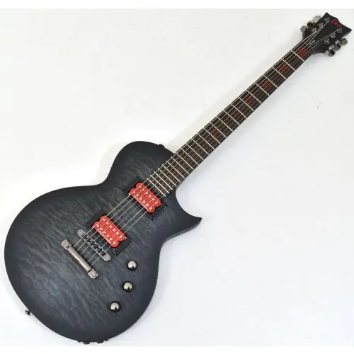 ESP LTD BB-600 Ben Burnley Baritone Guitar B-Stock sku number LBB600BQMSTBLKSBS-B