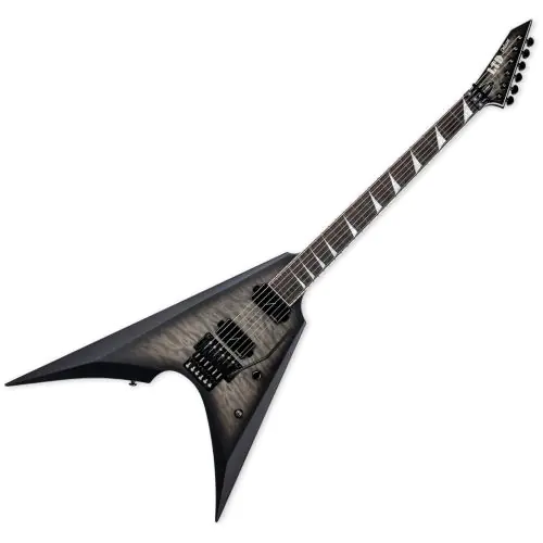 ESP LTD Arrow-1000 QM Guitar Charcoal Burst Satin B-Stock sku number LARROW1000QMCHBS-B