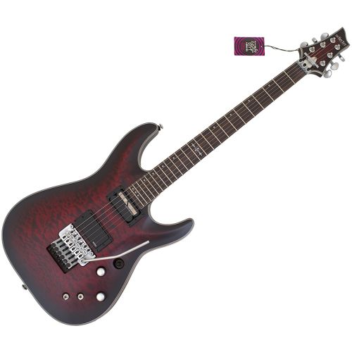 Schecter C-1 Platinum FR-S Guitar Crimson Red Burst Satin B-Stock 0722 sku number SCHECTER793-B0722
