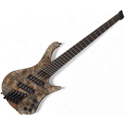 Ibanez EHB1505MS Headless 5 String Bass Black Ice Flat B-Stock sku number EHB1505MSBIF-B1849