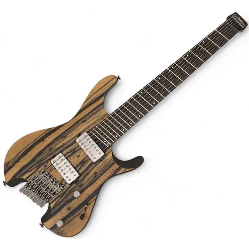 Ibanez QX527PE Headless 7 String Guitar Natural Flat B-Stock sku number QX527PENTF-B0656