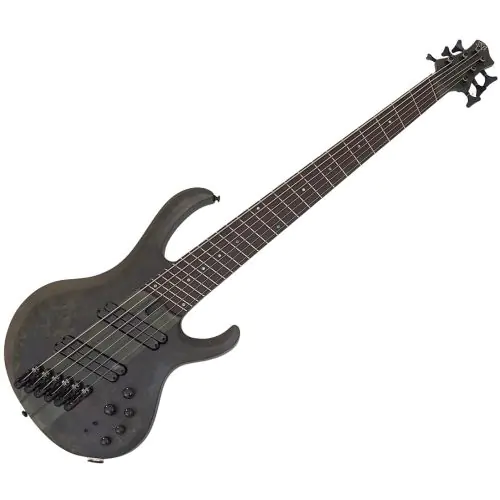 Ibanez BTB806 Multi-Scale 6 String Bass Transparent Gray Flat B-Stock sku number BTB806MSTGF-B5169