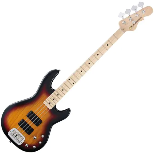 G&L Tribute M-2000 Bass Guitar in 3-Toneburst Finish sku number TI-M20-3TSB-MP