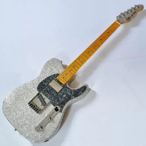 G&L ASAT Classic Bluesboy USA Custom Made Guitar in Silver Flake sku number 103999