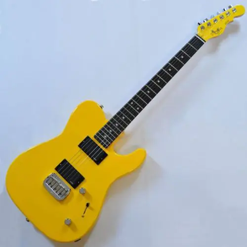 G&L ASAT Deluxe USA Custom Made Guitar in Yellow Fever sku number 104103