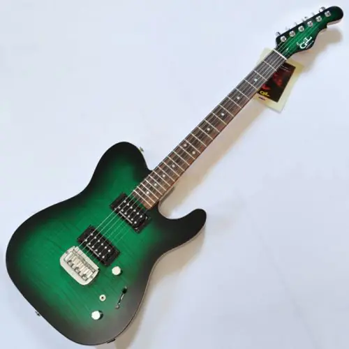 G&L ASAT Deluxe USA Custom Made Guitar in Greenburst sku number 105037